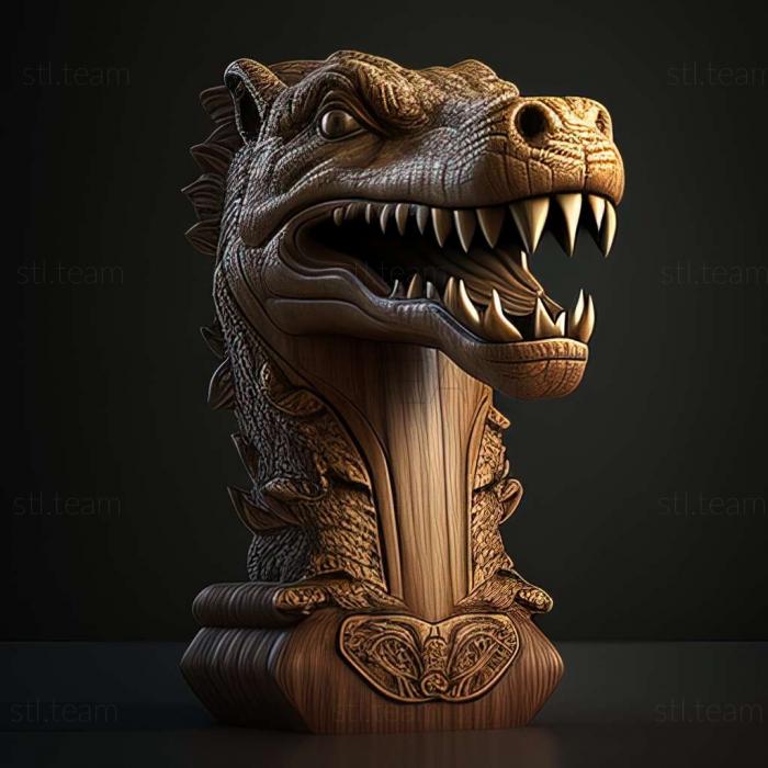 3D модель Крокодили стл (STL)